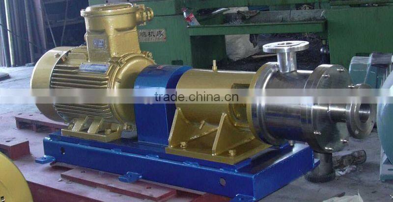 Inline high shear emulsifying pump