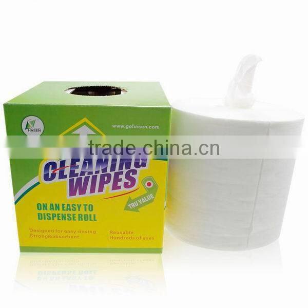 2015 good quality spunlace nonwoven fabric for wet wipe in white color