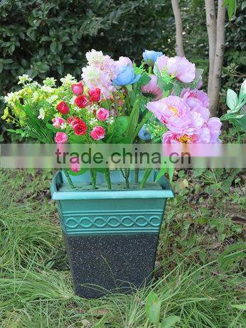 plastic flower pot