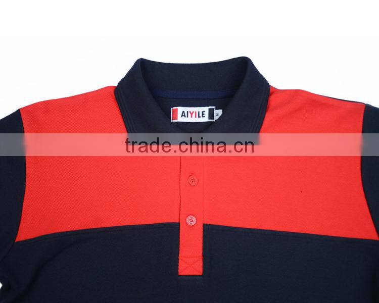 back image color pique polo shirt
