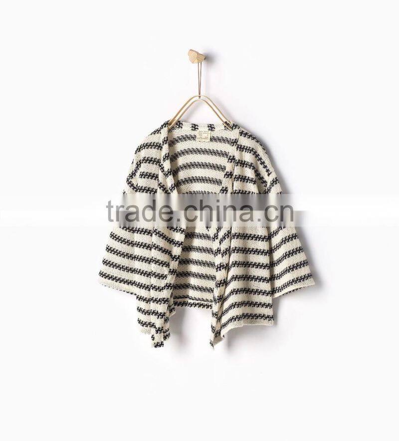 Kids Ethnic Wear Girls Cotton Stripe Kimono Coat for Kids