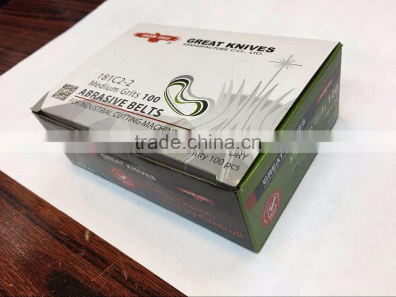 GOLDEN EAGLE GRITS ABRASIVE BELTS-FINE, MEDIUM, COARSE