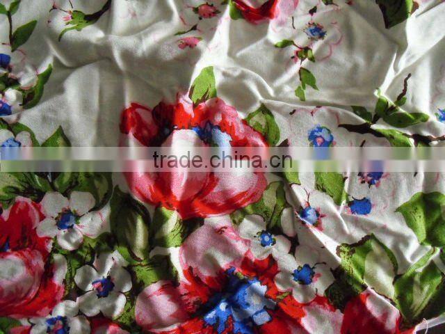 2016 hot sales print pattern latest dress,t shirt pattern viscose rayon print woven fabrics, digital print rayon fabric