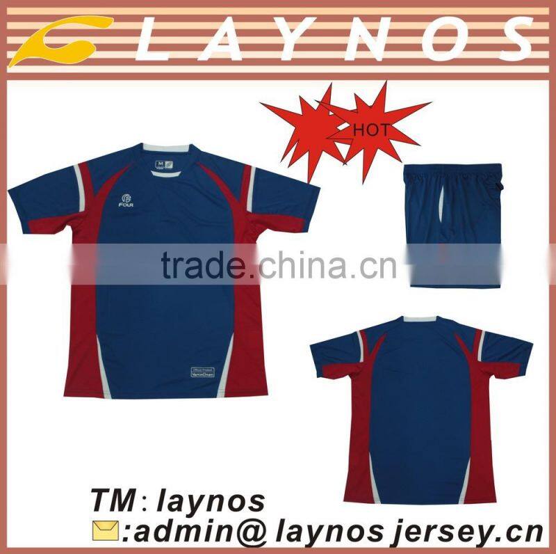 Wale fabric custom soccer jersey set