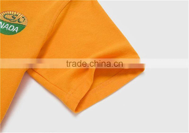 2017 100% cotton Breathable Customized Logo Printing Short Sleeve Mens Polo T Shirt