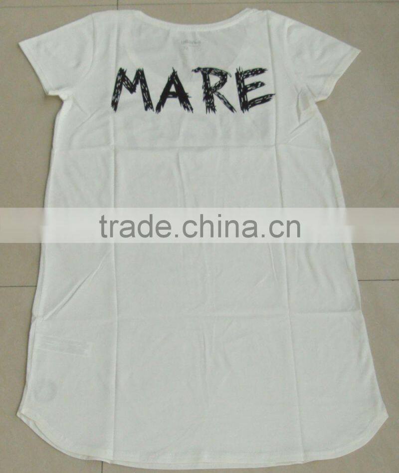 extra long tops for women, ladies long sleeping t-shirts