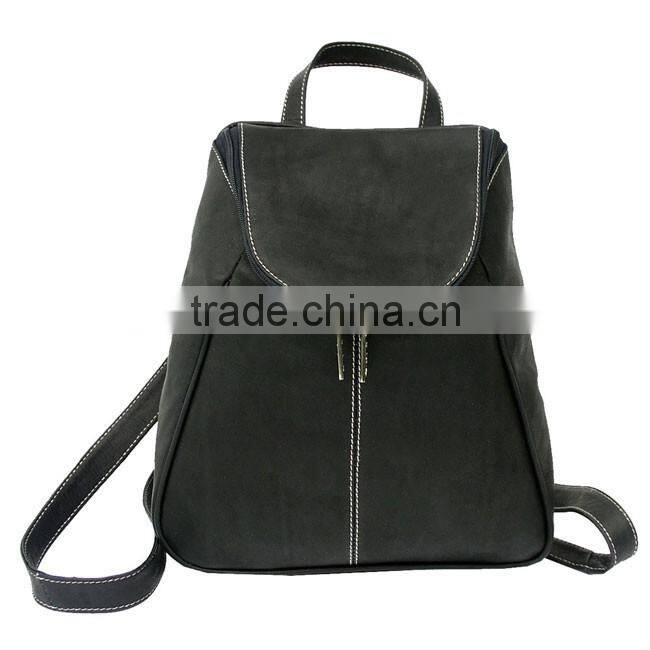 2015 Korean Style Fashion lady 2 Ways PU Leather School Backpack bag