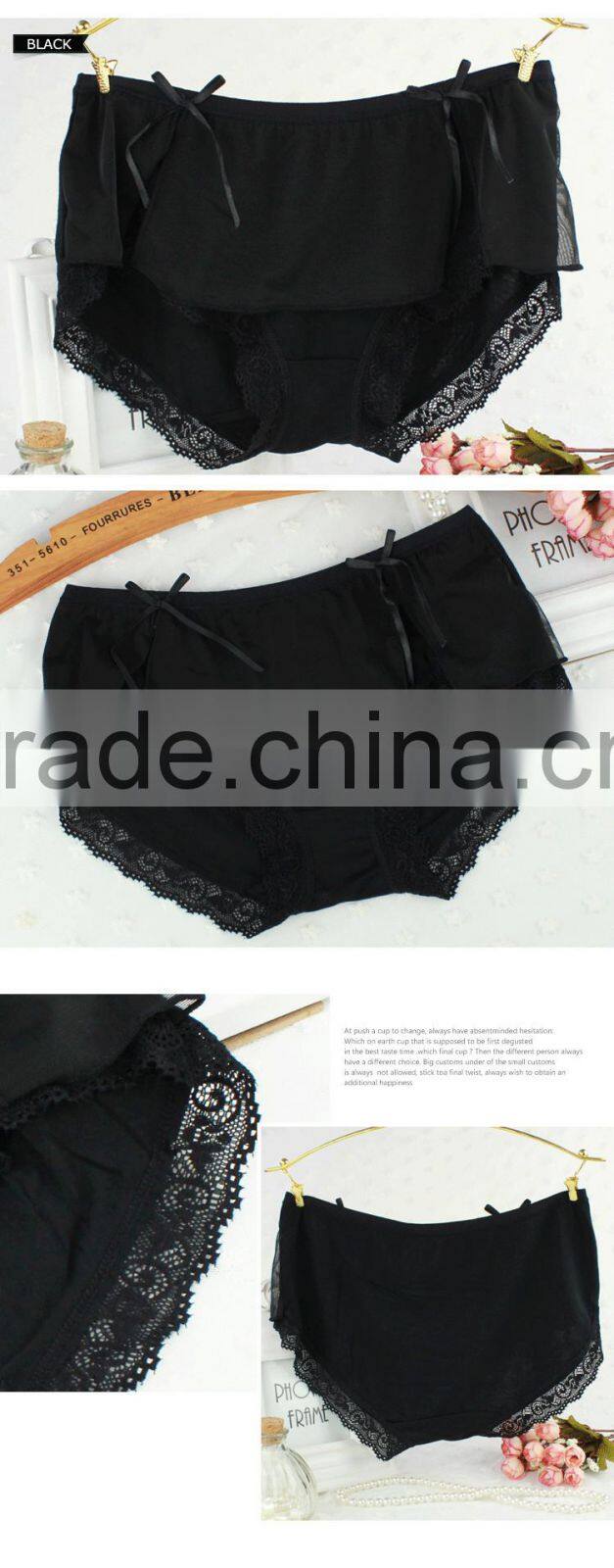High quality fashion wholesale breathable lace womens underwear sexy young girl wearing underwear