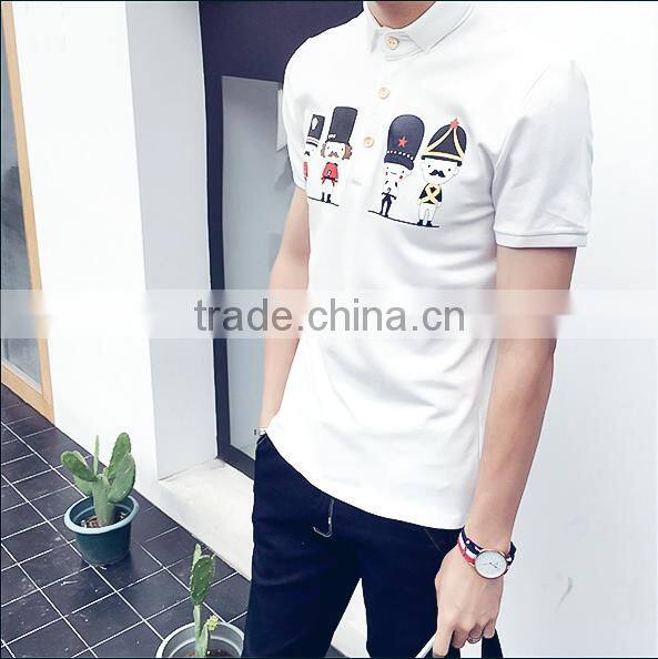 hot sale high quality custom 100% cotton new design printed polo shirt for men