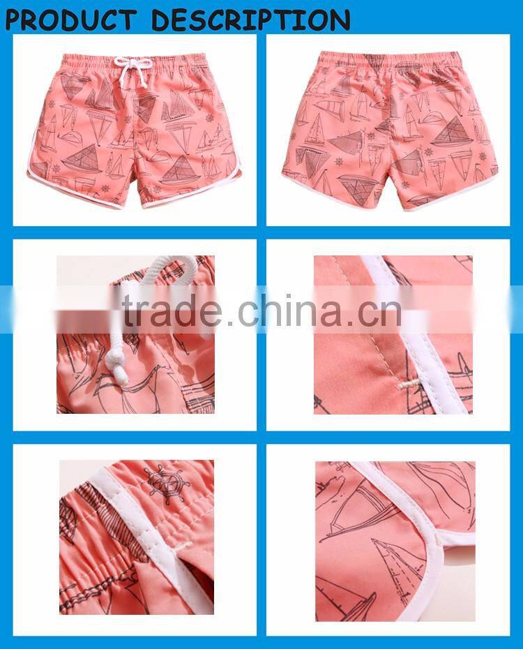 Sexy Girls Swim Board Shorts Young Girl Swim Trunks