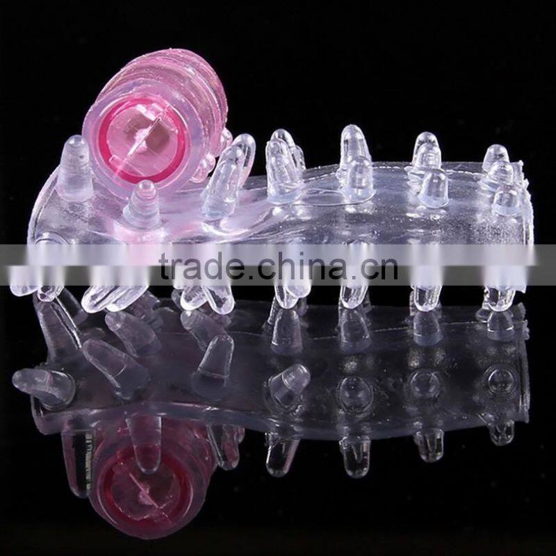 Popular Sex Ring Male Cock Vibrator Ring Spike Ring Massager for Men