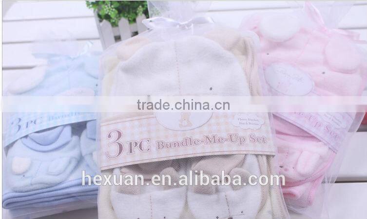 3PC Bundle-me-up set ,Mesh bag baby Baby gift set,