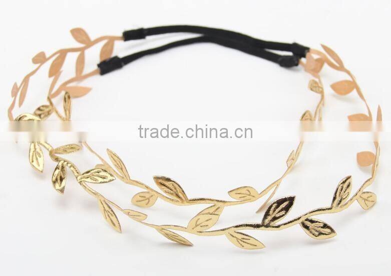 2 colors leaf headband, leaf headband for both mom and kids, mom & kids headband