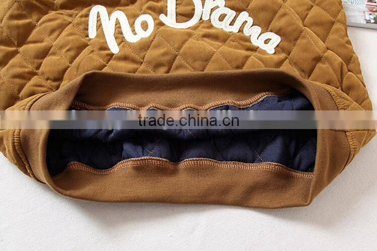 Unisex autumn/winter Korean style diamond-type lattice cotton/polyester pullover sweatshirts campus wear