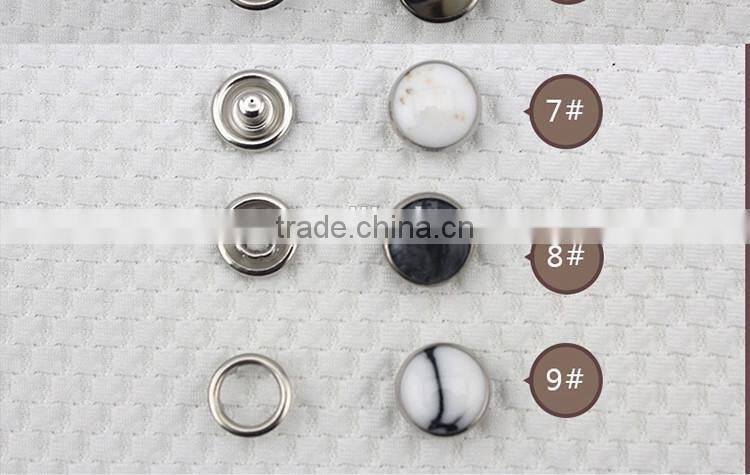 Hot Sale Fashion Design Custom Pearl Spring Snap Button