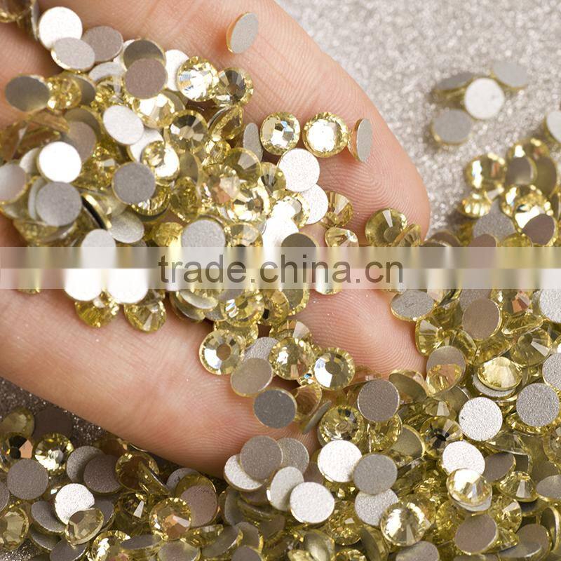 High quality rhinestone flatback non hotfix rhinestones in bulk for shoes