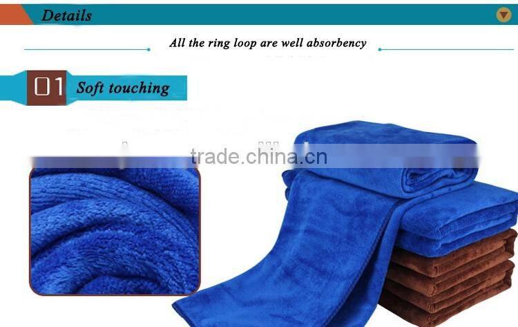 300gsm microfiber cleaning towel 16x16 cleaning towel