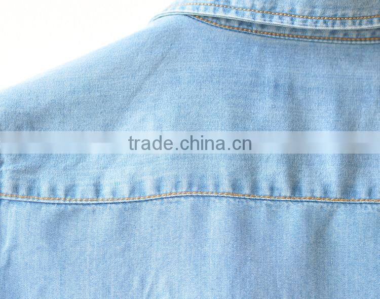 Womens 100% Cotton sleeveless Soild Oxford Blouse