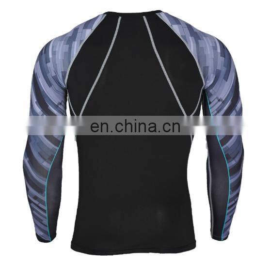 Hot sale wholesale long sleeve fitness compression wear for men