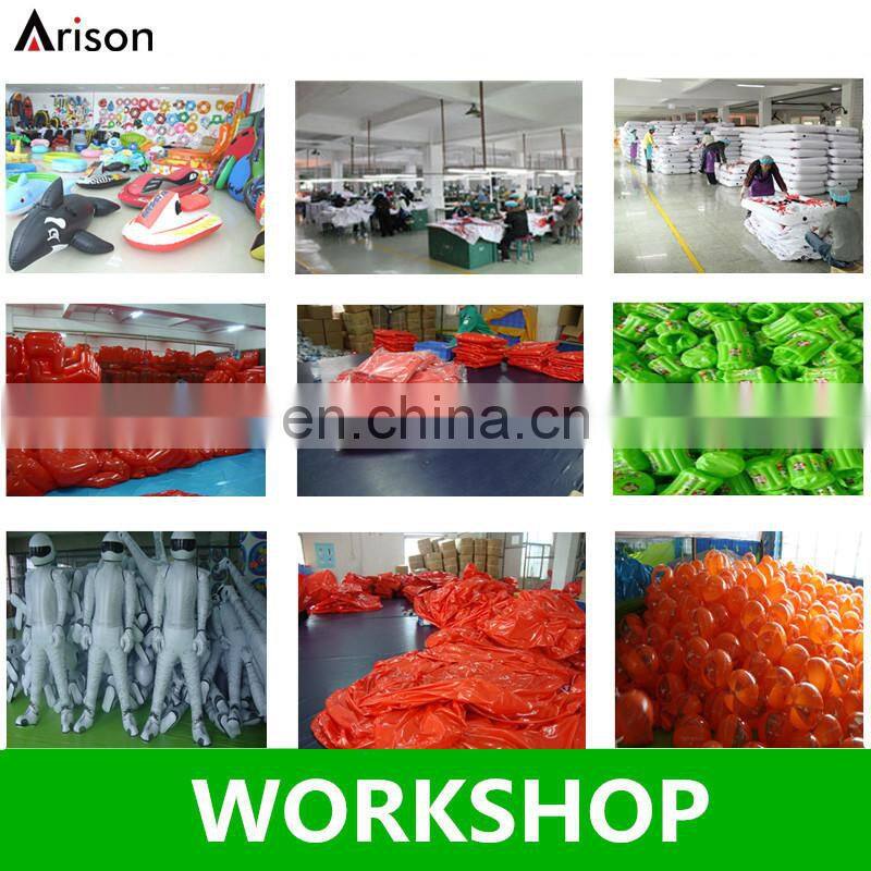 Inflatable white and yellow water ball for promotional gifts