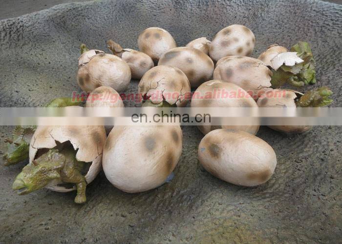 Kids Amusement Park Cute Prehistoric Eggs Dinosaur Model