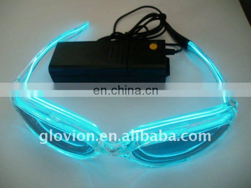 Novelty el flashing glasses,shining glasses night party glasses