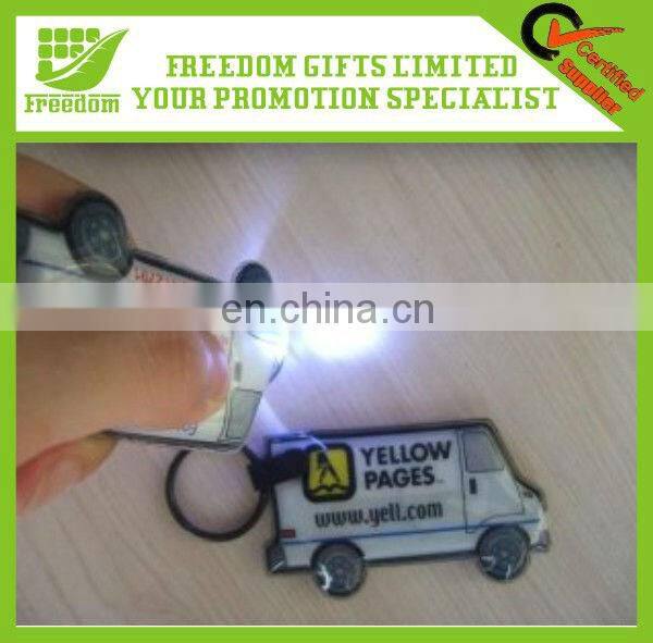 Hot Selling Customized Logo LED Keychain