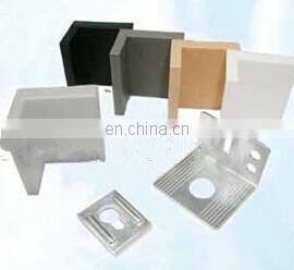 Clear Wall adhesive acrylic display shelf bracketChina furniture hardware fittings plastic brackets for shelf