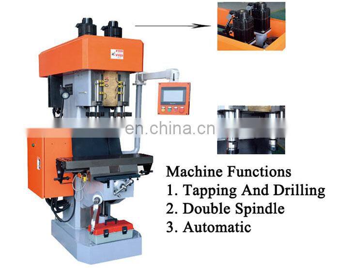 Auto threading tapping machine and hydraulic radial drilling machine
