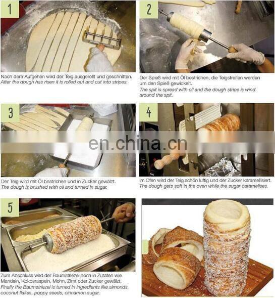 New food chimney cake oven machine/Donut ice cream cone machine