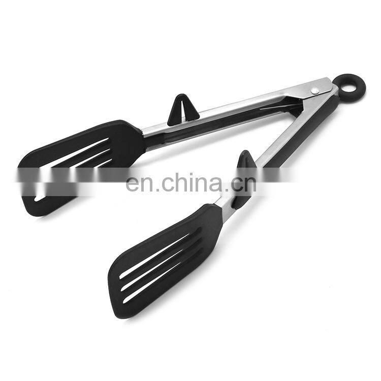 Hot Selling Stainless Steel Kitchen Food Tongs Baking BBQ Tongs Grilling Clip Tongs