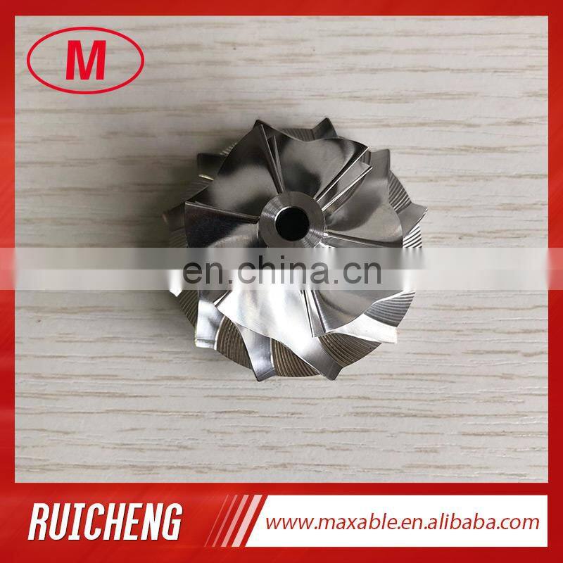 GT15-25 6+6 blades 34.10/46.00mm high performance turbo milling/aluminum 2618/billet compressor wheel for 737686-0002/767686-000