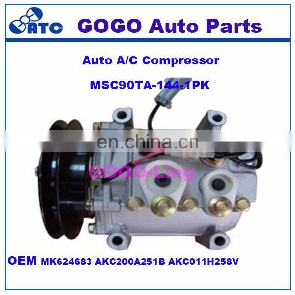 MSC90TA Auto A/C Compressor for MITSUBISHI Rosa BUS OEM MK624683 AKC200A251B AKC011H258V