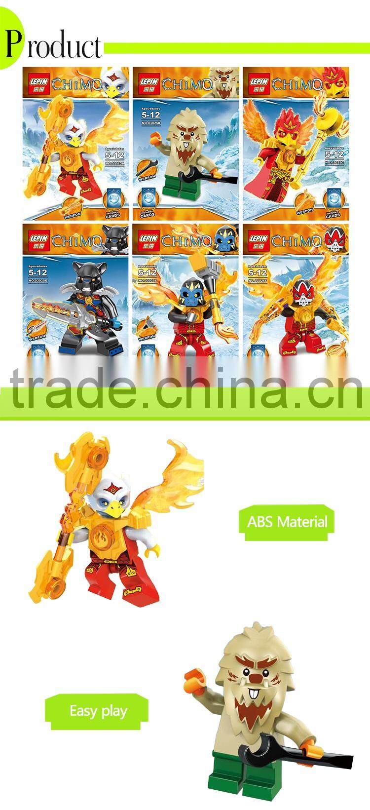 Minifigures building block toys with weapon funny blocks play set