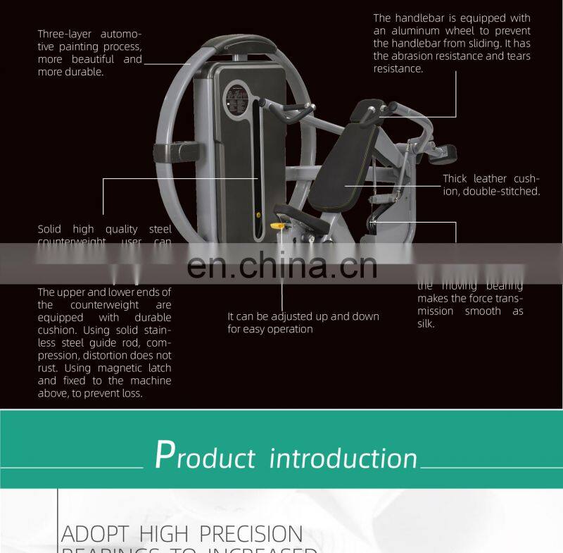 Best quality commercial gym machine Shoulder Press bodybuilding fitness equipment