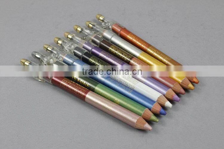 8 pcs dual head colored white permanent eyeliner pencil