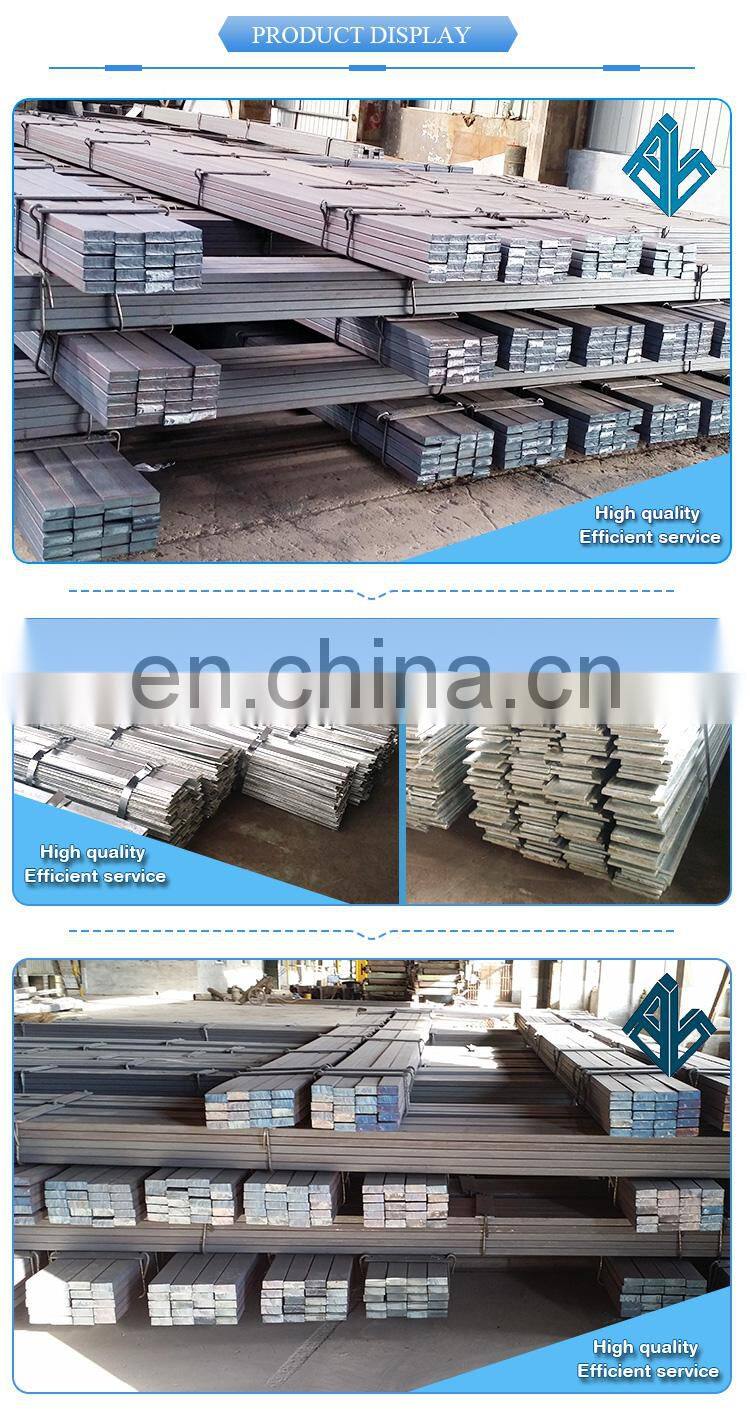 AISI ASTM hot dip galvanized steel flat bars/flat bar steel