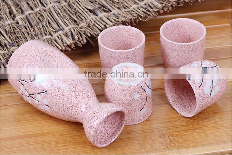 HOT!!Ceramic wine gift set wine accessories set