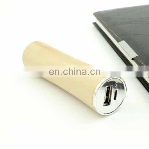2000mAh wood portable mobile power bank lithium battery inside wood case travel battery pack