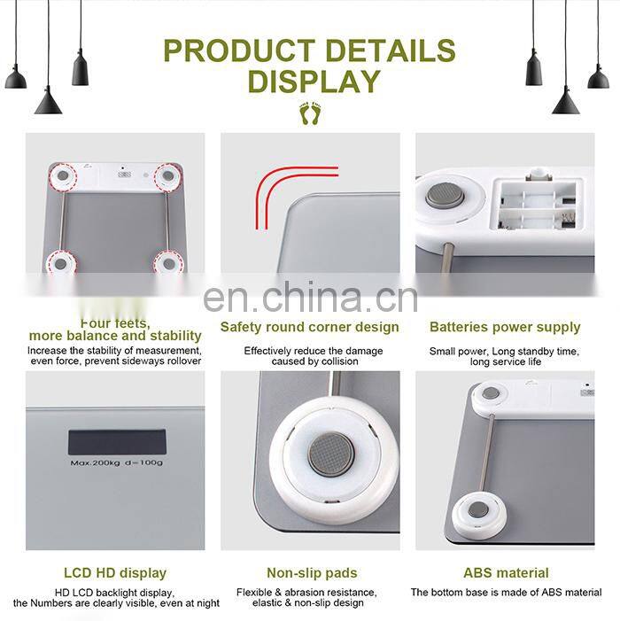 Honeyson hot digital body adult weighing scale for hotel