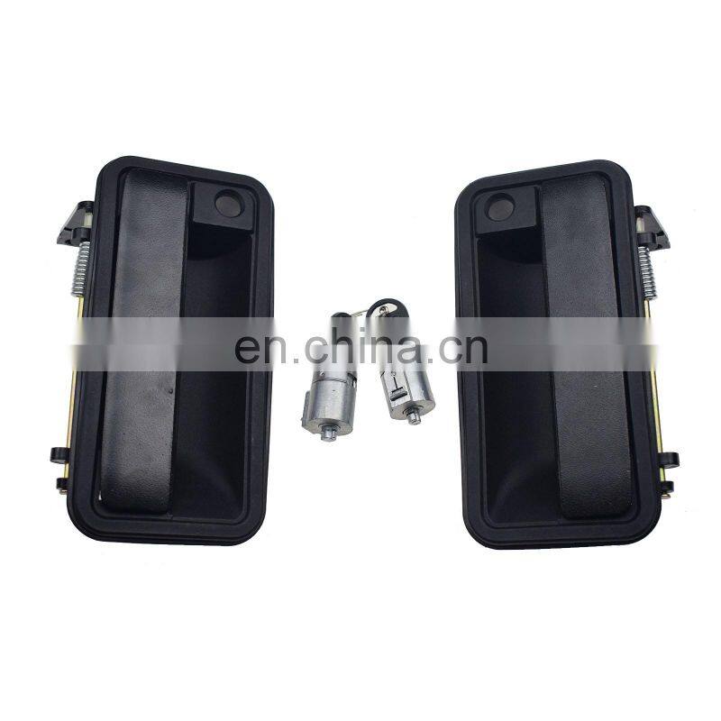 Front Exterior Outside Door Handle & Lock Cylinder Kit Set for GMC Truck 15032306