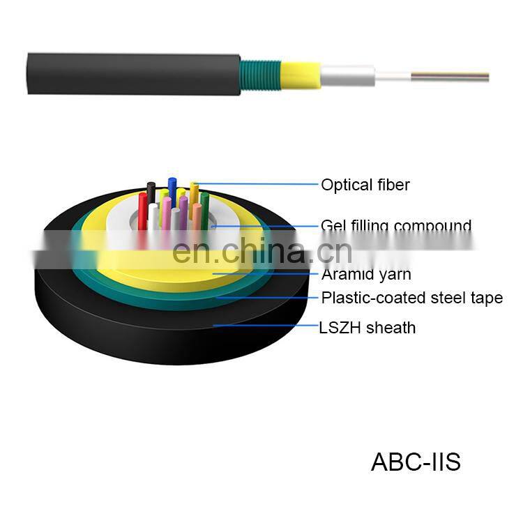 High precision  mode optical fiber cable 6 core In access control 4fo fiber optic cable wire and cable copper