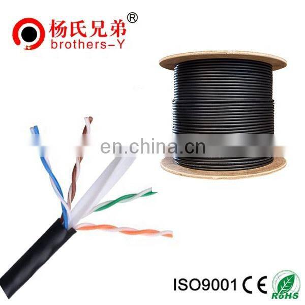 best price cat6 utp/ftp lan cable indoor outdoor 0.5mm 4 pair cca/copper/ccs network cable