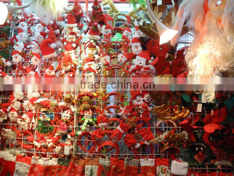 Soft Red Xmas Hat Christmas Eve Party Supply