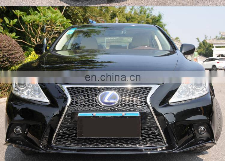 Runde Resin Material Body Kit Modified F Style LS600h Suitable For 2006-2012 Lexus LS460 Front Bumper With Front Grille Fog Lamp