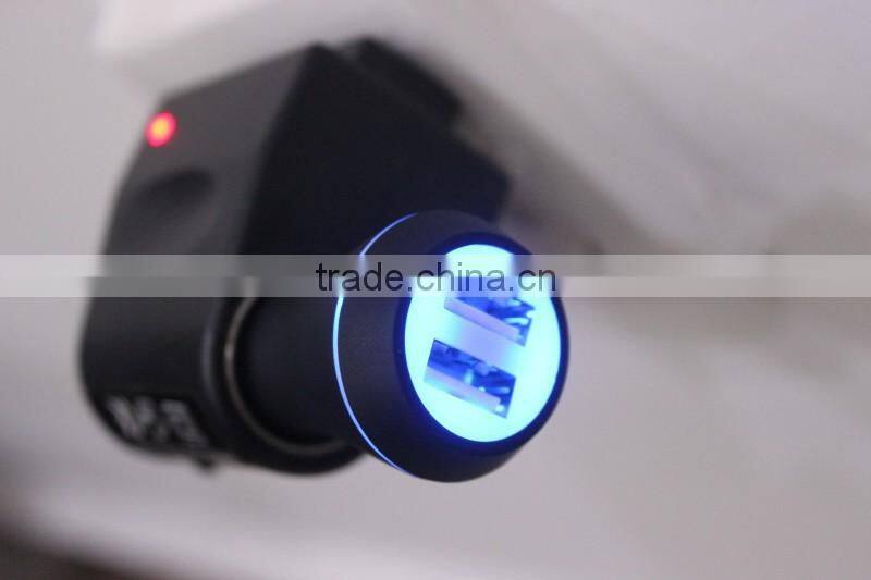 Mobile charger manufacturer cell phone power adapter used in car cigar lighter DC car charger