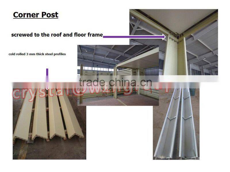 Security guard booth/ container hotel room/clean room booth for community ,hotel ,office with CE approved for sal china supplier