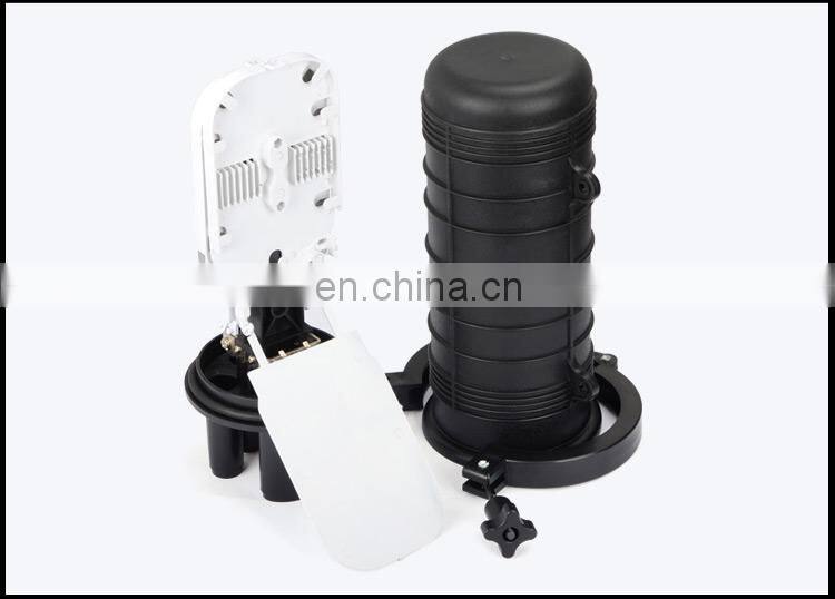 Heat shrinkable sealing 24 Core Dome type Vertical FTTX outdoor fiber optic joint closure