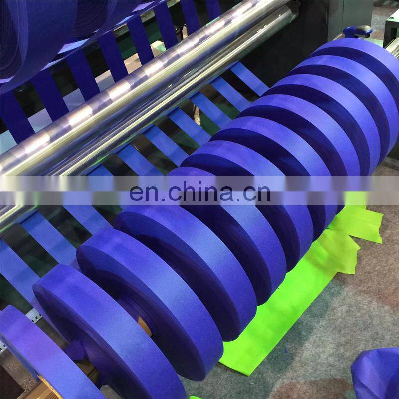 WDHC1600 Automatic PP Spunbond Meltblown Nonwoven Fabric Cloth Reel Slitting Cutting and Rewinding Machine