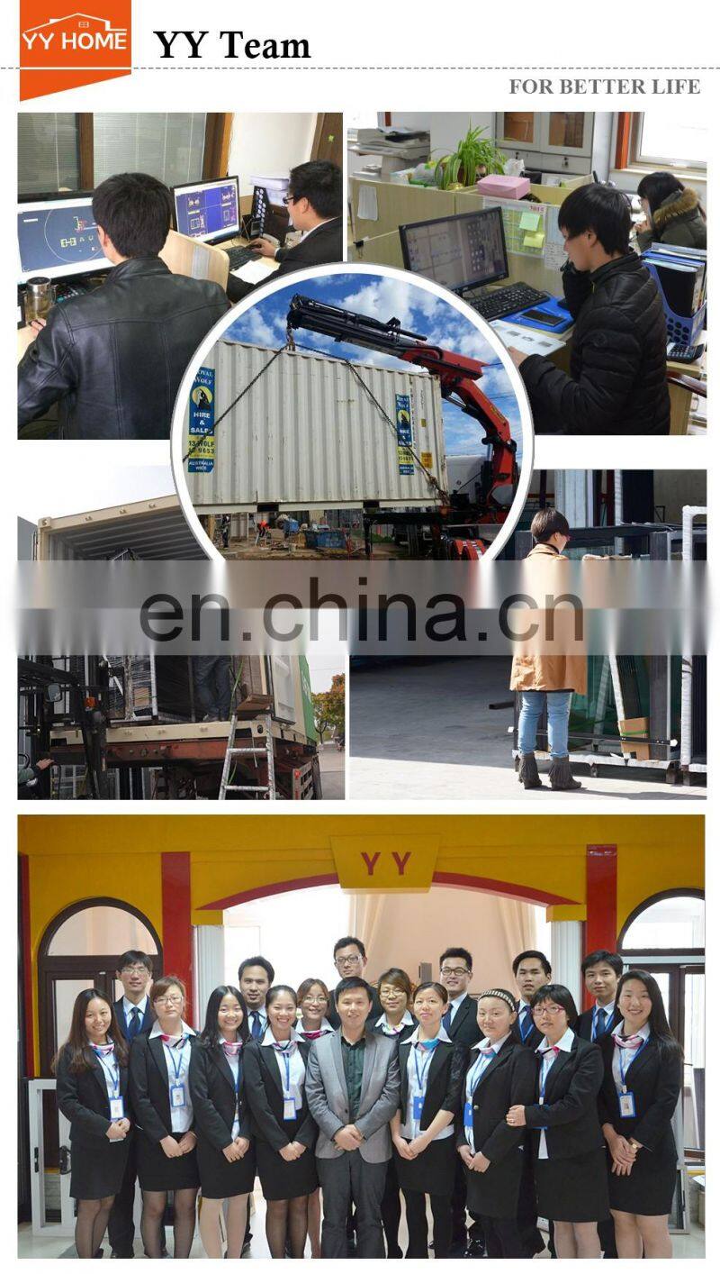 Modern new house soundproof picture window aluminum half circle window